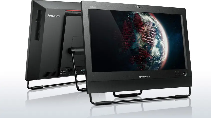 Lenovo ThinkCentre All in One m72 on White Background