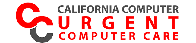 California Computer Urgent Computer Care Logo Medium