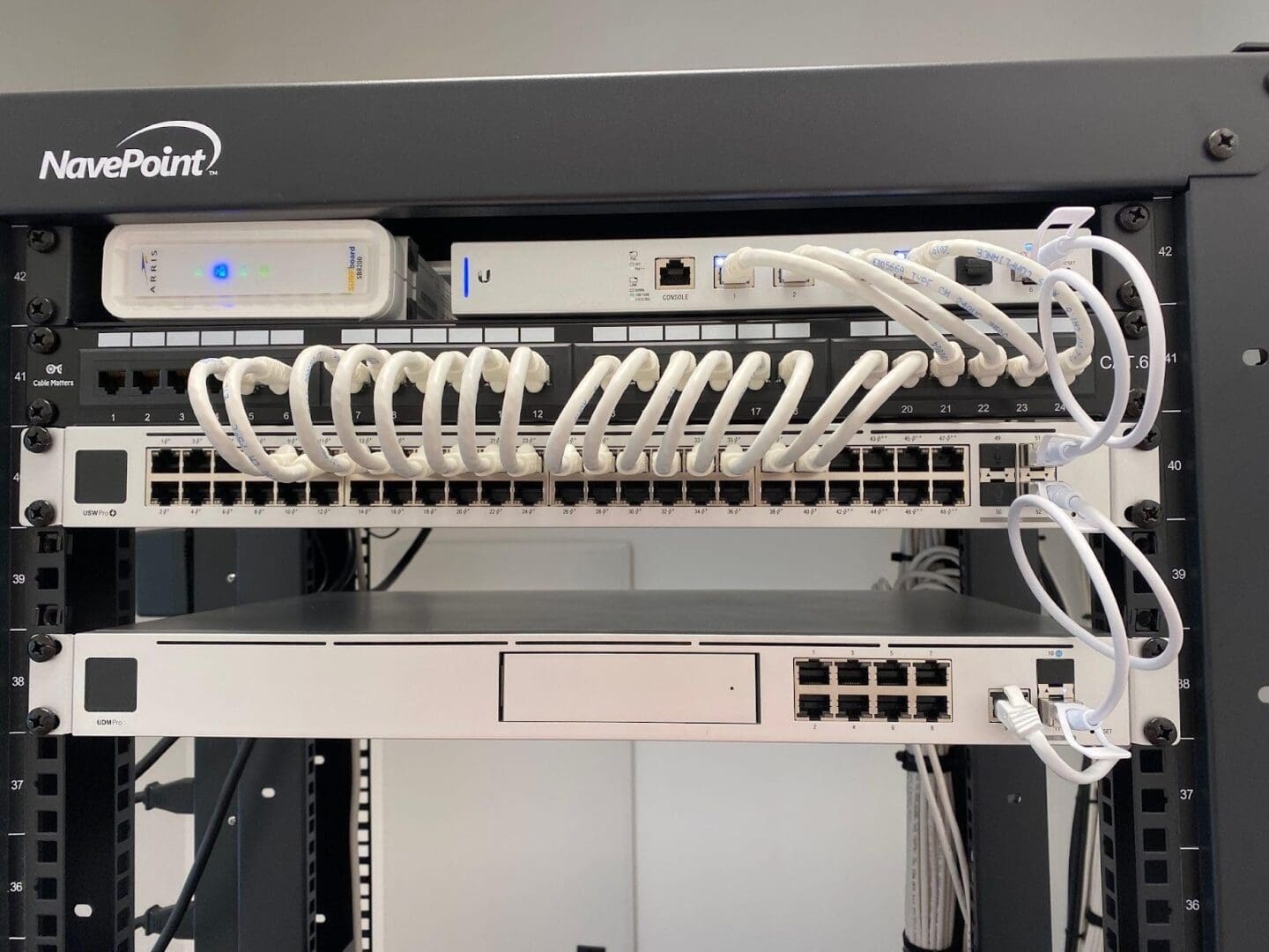 Secure UniFi gateway with VLAN isolation and advanced firewall protection.