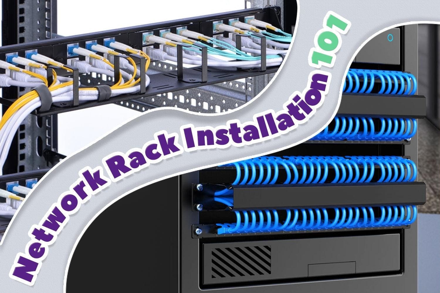 Professionally installed UniFi rack with clean cabling and centralized management.