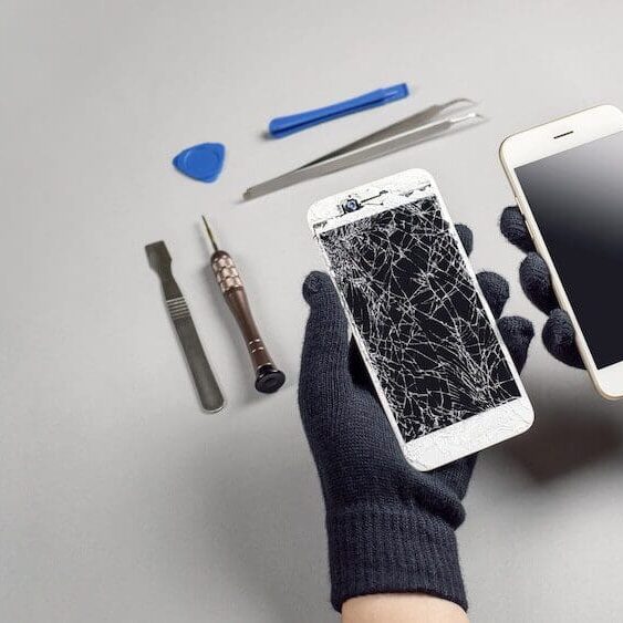 Screen Repair for Smartphones vs. Tablets: Understanding the Differences a phone being repaired at california computer